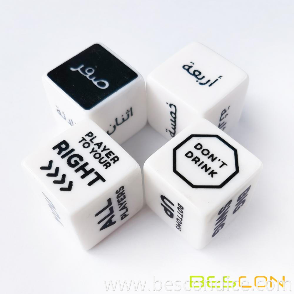 Custom Engraving 6 Sided Game Dice